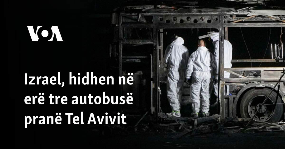 Izrael  hidhen në erë tre autobusë pranë Tel Avivit