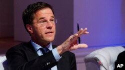 Perdana Menteri Belanda, Mark Rutte (foto: dok). Pemerintah Belanda belum menanggapi perintah pengadilan membayar ganti rugi korban perang kemerdekaan di Indonesia.