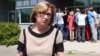 Azra Miletić nakon izricanja prvostepene presude u ljeto 2017.