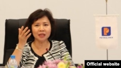 Bà Hồ Thị Kim Thoa. (Hình: VietnamNet)