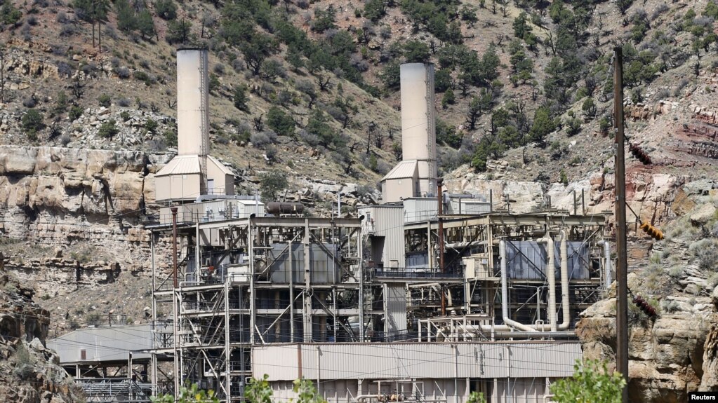 FILE - The coal-fired Castle Gate Power Plant sits idle outside Helper, Utah, Aug. 3, 2015. The plant was closed in April 2015 in anticipation of new EPA regulations. Former President Barack Obama's Clean Power Plan sought to to tackle greenhouse gases from coal-fired power plants. 