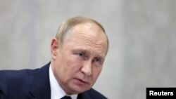 Rais wa Russia Vladimir Putin alipotembelea Veliky Novgorod, Septemba 21, 2022