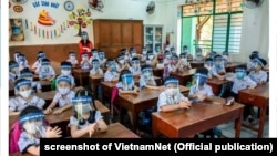 Một lớp học ở trường Núi Thành, Đà Nẵng. Hình minh họa.