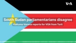 South Sudan parliamentarians disagree