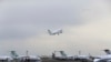 FILE - A Mahan Air passenger plane takes off from Mehrabad Airport in Tehran, Iran, Feb. 7, 2016.