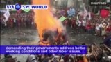 VOA60 World - Marches, Rallies Mark May Day Around the World