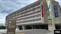 资料照片：美国卫生与公众服务部位于华盛顿的总部大楼。(2026年7月30日)