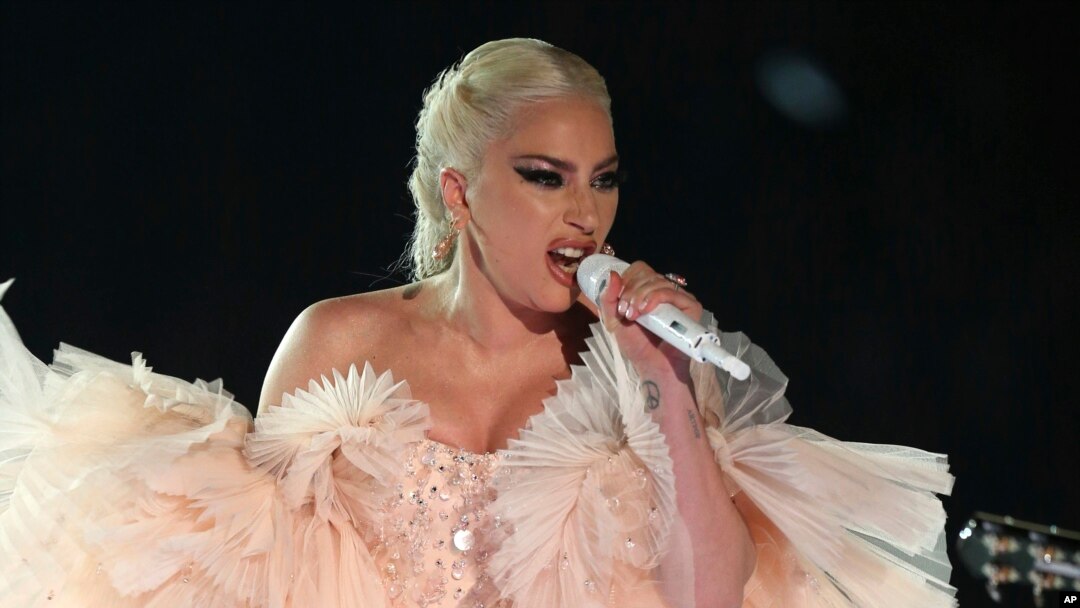 Lady Gaga performs onstage at the 60th annual Grammy Awards at Madison Square Garden on Sunday, Jan. 28, 2018, in New York. 