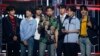 BTS accepts the Top Social Artist award at the 2018 Billboard Music Awards, Las Vegas, Nevada, May 20, 2018.