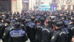 Bakıda 8 mart qadınlar yürüşü Foto Türkan Bəşir