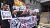 香港支聯會抗議政治綁架書商及重判廣州三君子