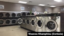 ຮ້ານຊັກເຄື່ອງ ຫຼື Laundromat ຂອງທ່ານວິສະນຸ ຄຳຜຸຍ ຢູ່ທີ່ລັດຟລໍຣິດາ ທີ່ໄດ້ຕັ້ງຂຶ້ນມາໃໝ່..