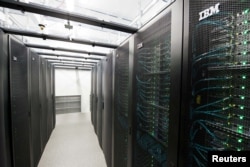 Servers for data storage are seen at Advania's Thor Data Center in Hafnarfjordur, Iceland August 7, 2015.