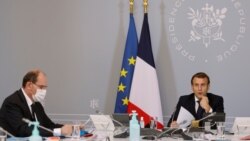 Serokwezîrê Fransa Jean Castex û serokomarê wî welatî Emmanuel Macron