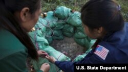 Laotian mine diffusers.