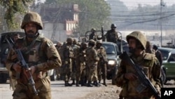 탈레반 무장 세력을 소탕하기 위해 파견된 파키스탄 군