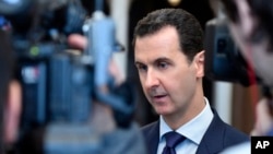 Le président syrien Bachar el-Assad, 9 janvier 2017. 