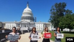 Biểu tình phản đối bạo lực gia đình trước Điện Capitol, Mỹ