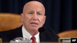 FILE - House Ways and Means Committee Chairman Kevin Brady, R-Texas., speaks during a meeting on Capitol Hill in Washington, March 28, 2017.