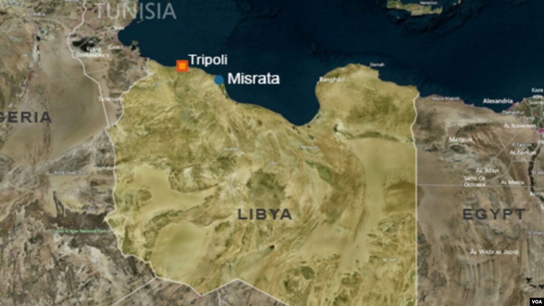 Peta wilayah Libya (foto: dok). 