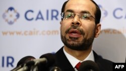 FILE - Council on American-Islamic Relation (CAIR) National Executive Director Nihad Awad answers question during a press conference in Washington, D.C., Sept. 9, 2010. Awad condemned the Orlando shooting as "a hate crime, plain and simple," and asked how the shooter will now "stand before God."