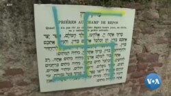 Macron visite le cimetière juif profané en Alsace