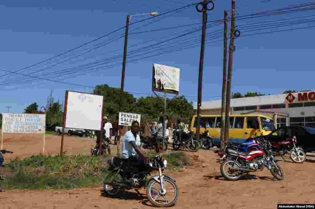 Katikati ya mji wa Pembam, Msumbiji