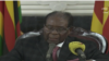 Screen shot of Mugabe live speech from ZBC news online.