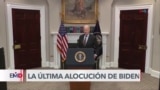 Biden se despide de su presidencia: “He entregado mi corazón”