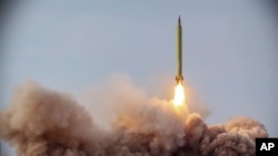 伊朗革命衛隊發射一枚導彈（2021年1月16日）