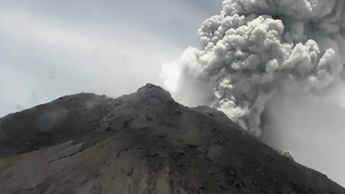 Indonesia s Mount Merapi  Volcano  Erupts