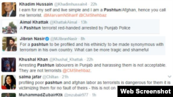 Reation against Punjab police circular about Pashtuns