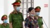 Bà Cấn Thị Thêu tại phiên tòa ngày 5/5/2021 ở tỉnh Hòa Bình. Photo TTXVN via QDND.