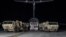 载有萨德反导系统的卡车到达韩国平泽的奥桑空军基地(2017年3月6日)