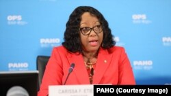 Carissa Etienne, directora de la Organización Panamericana de la Salud (OPS).
