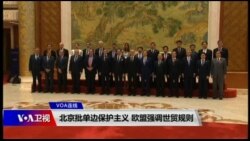 VOA连线(叶兵)：北京批单边保护主义 欧盟强调世贸规则