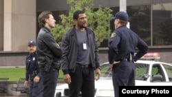 (L-R) TYLER PERRY, EDWARD BURNS and JOHN C. McGINLEY star in ALEX CROSS 