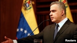Archivo. El fiscal general de Venezuela, Tarek William Saab, anunció los delitos que le fueron imputados al diputado Juan Requesens.