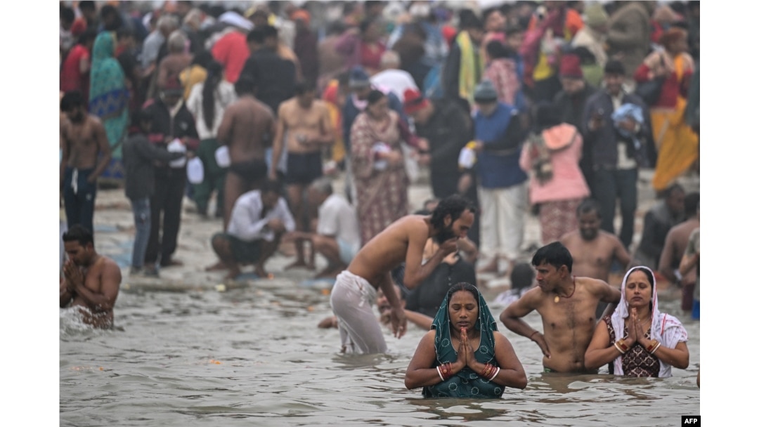Millions of Hindu devotees gather for Maha Kumbh festival