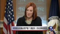 VOA连线：中东政治发展必然产物？ 美驳斥：ISIL恐怖组织