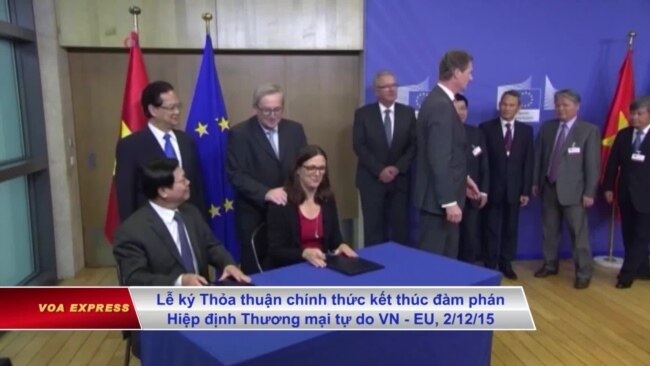 Việt Nam đề nghị EU không đưa nhân quyền vào hiệp định thương mại