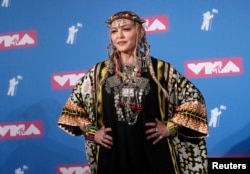 Madonna at the 2018 MTV Video Music Awards -in New York City, August 20, 2018.