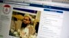 A photo shows a Facebook site that features one of India’s most wanted, Hafiz Saeed, the founder of Lashkar-e-Taiba, a banned organization and a U.S. declared terrorist group, in Islamabad, Pakistan, July 7, 2017. 