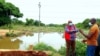 Relief workers assessing the impact of floods in Nampula, Mozambique