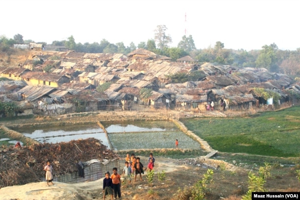 Rohingyas who fled Myanmar over the past decades live in this decrepit Kutupalong illegal Rohingya refugee colony in Cox’s Bazar district, Bangladesh.