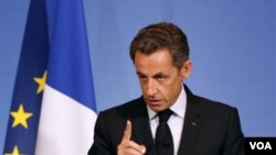 Presiden Perancis Nicolas Sarkozy