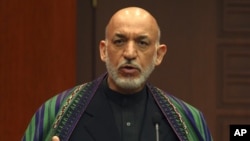 Afghan President Hamid Karzai, December 12, 2012.