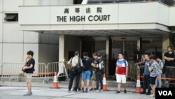 香港高等法院近3個月4度發現有中國大陸人士在法庭內違法拍照。(VOA-IRIS TONG)