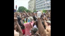 美国首都华盛顿举行抗议示威活动