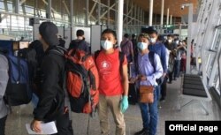 Warga Myanmar kembali dari Malaysia, 26 Augustus 2020. (Photo: Kedutaan Myanmar di Kuala Lumpur, Malaysia)